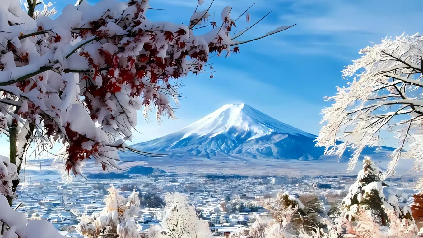 Đắm say trong vẻ đẹp của Nhật Bản những ngày mùa Đông ghé thăm